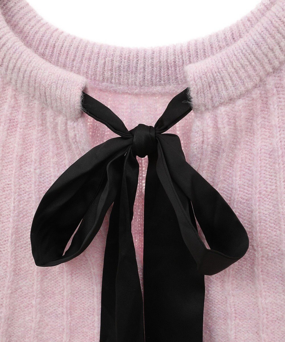 Green Parks ボウタイリボン付きニット 