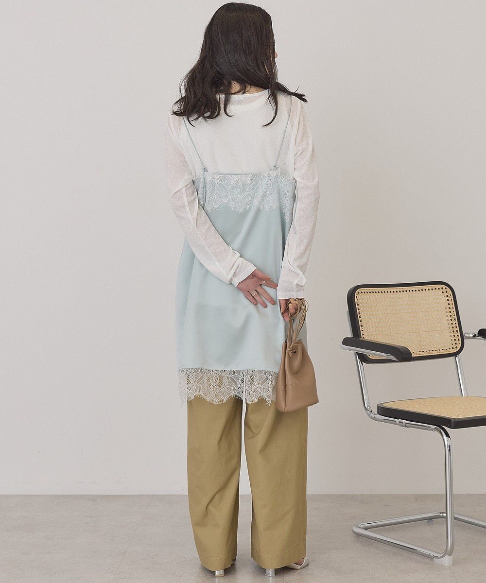 AMERICAN HOLIC レースサテンキャミワンピース 