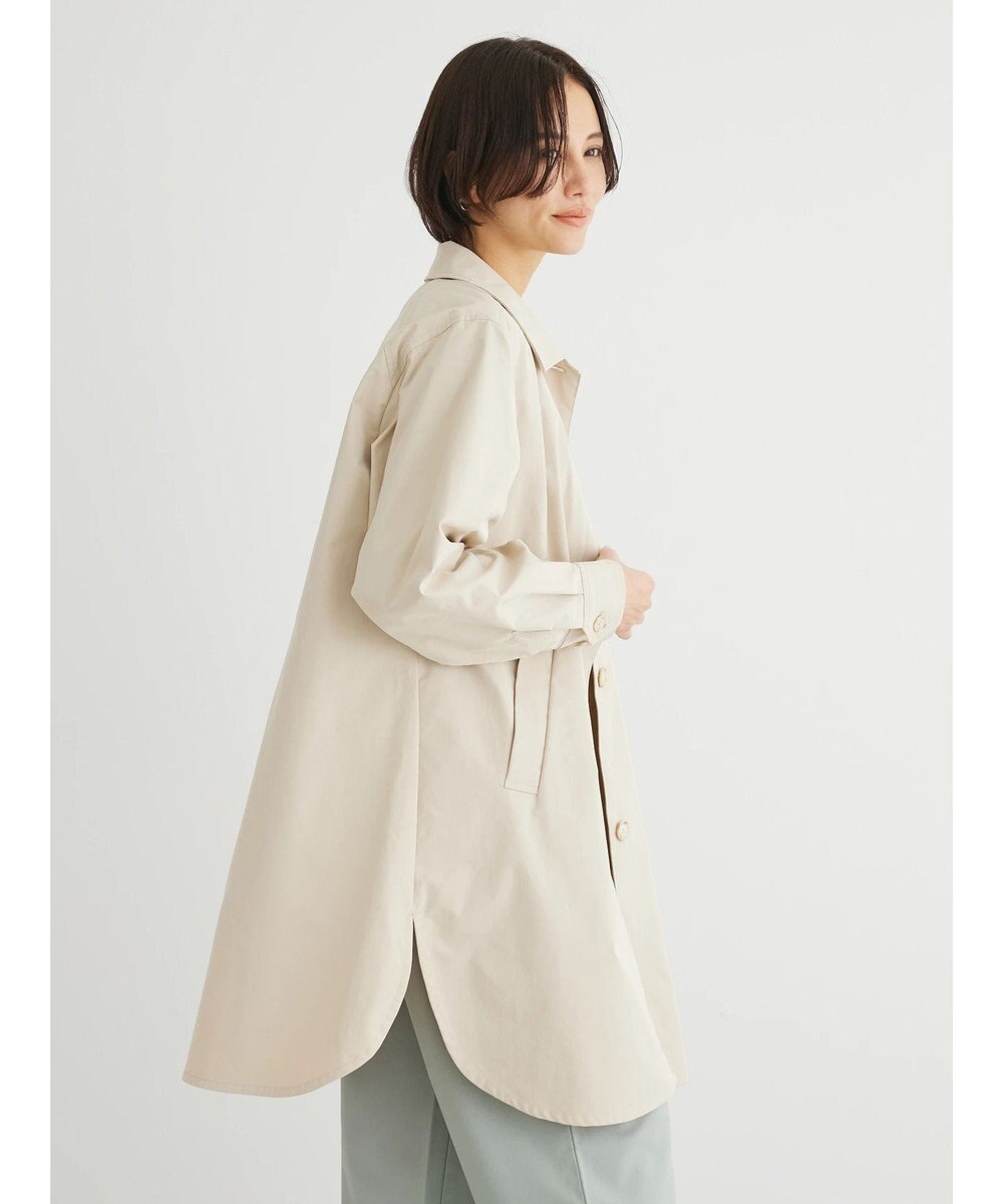 Green Parks 撥水加工　ケア楽ステンカラーミドル丈コート 