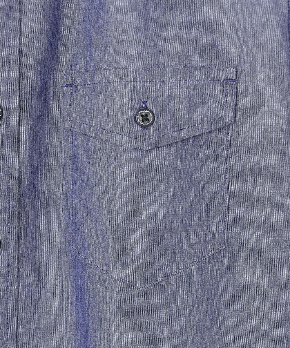 JOSEPH ABBOUD 【キングサイズ・環境配慮型素材】ビオグレースシャンブレー シャツ 