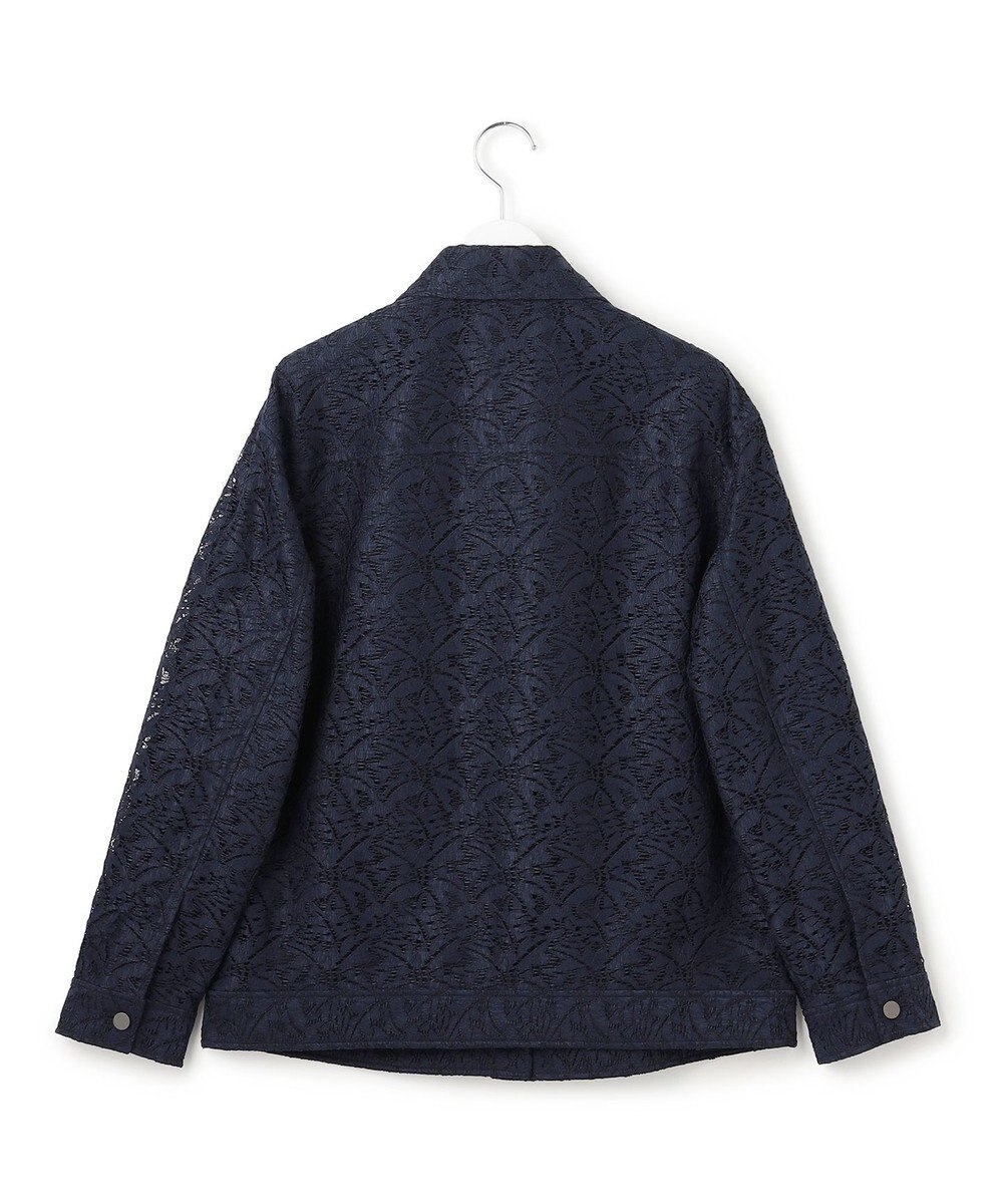 ICB L 【洗える】リーフラッセルレース ジャケット 