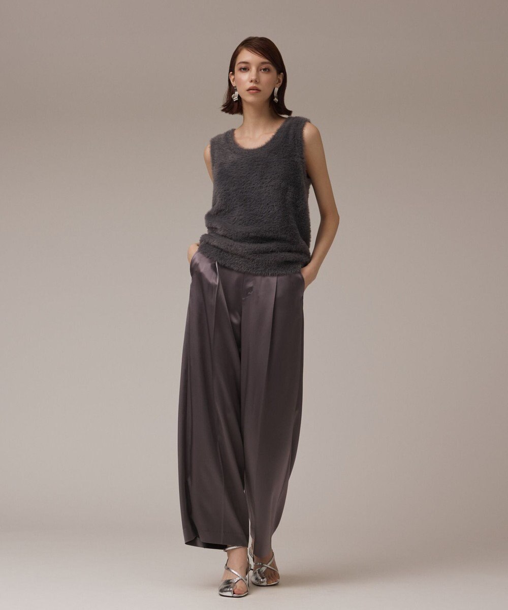 GRACE CONTINENTAL オフタートルニットトップ 