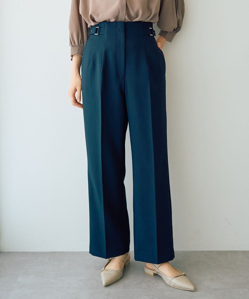 YECCA VECCA サイドベルテッドパンツ 