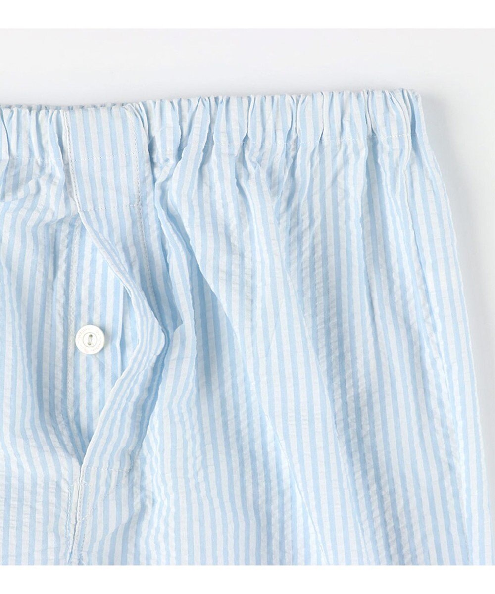 ワコール／睡眠科学 メンズ パジャマ 長袖 長ズボン 綿100%(本体) サッカー素材 YGX345 睡眠科学／ワコール 