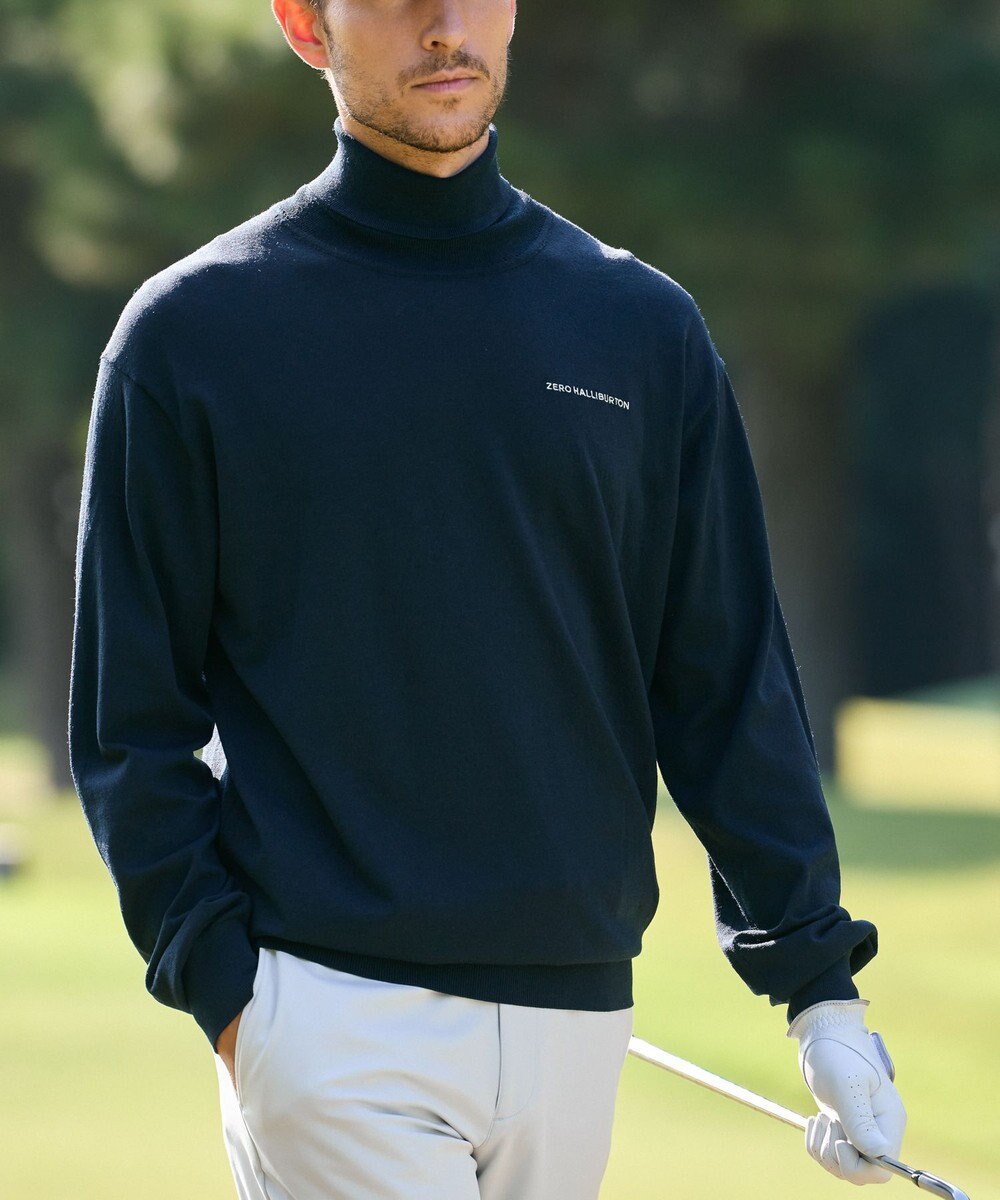 ZERO HALLIBURTON タートルネックニット ワンラインロゴver. ZHG-M5A4e 85117 