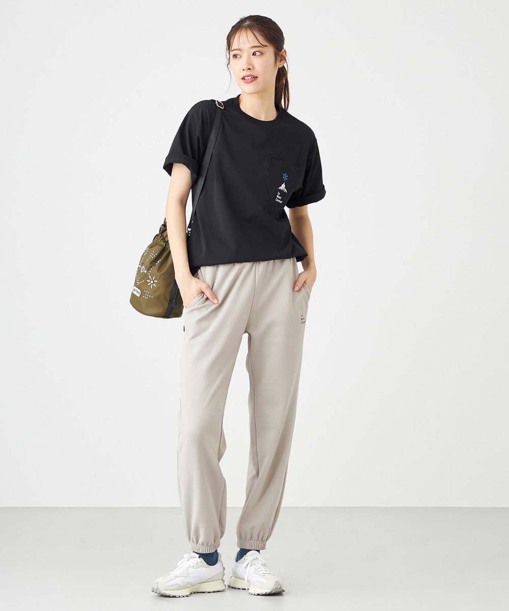 SHARE PARK LADIES 【UVカット・吸水速乾・ストレッチ・軽量 】ロゴポケットTシャツ（S・Mサイズ） 