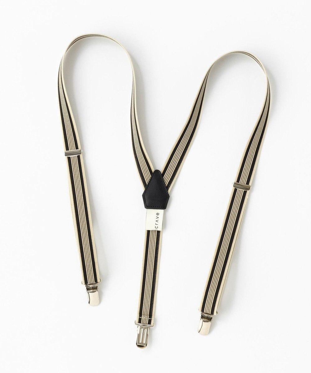 uncrave 【uncrave WHITE】サスペンダー 
