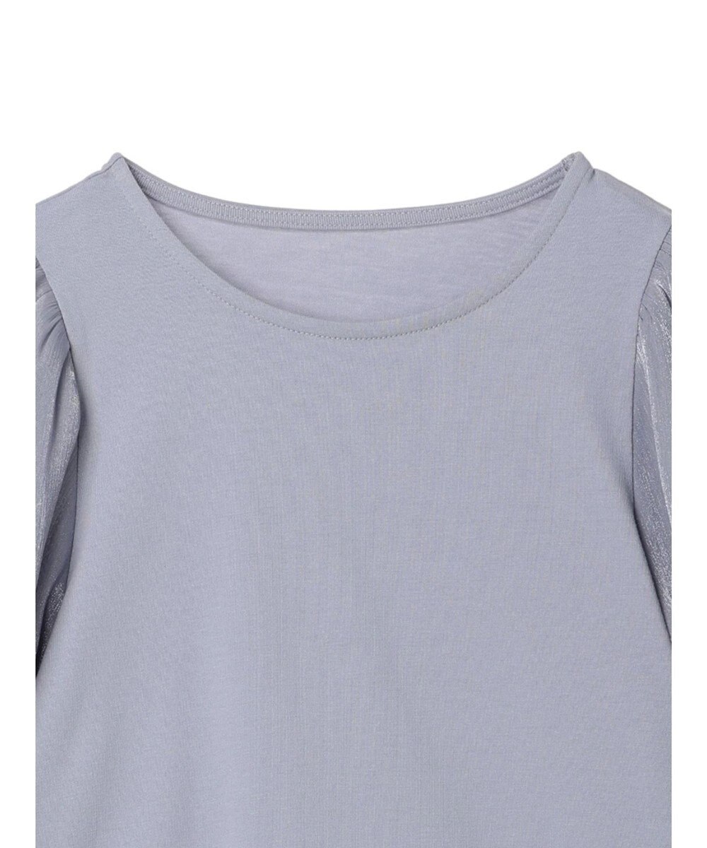 earth music&ecology ラメスリーブプルオーバー 