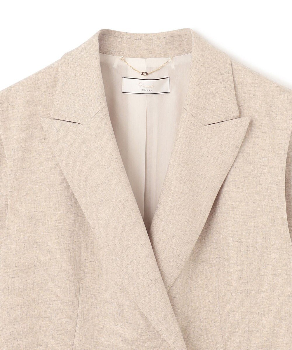 BEIGE， CAROLE / ロングテーラードジレ 