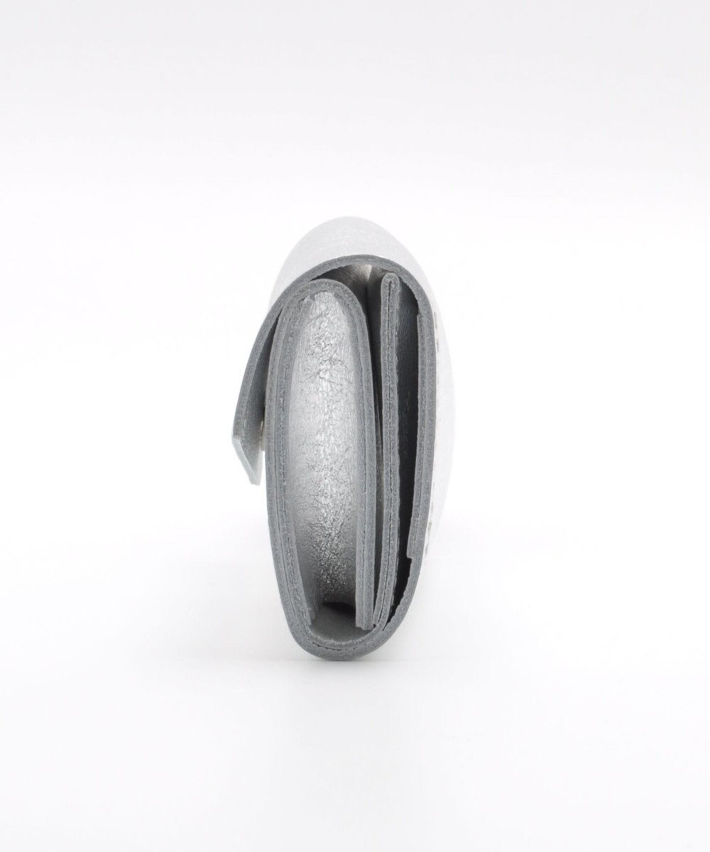 blancle メタリックレザー 三つ折りウォレット 