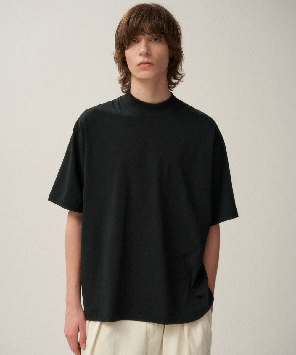 DRY COTTON JERSEY | モックネックTシャツ - UNISEX / ATON | ファッション通販 【公式通販】オンワード・クローゼット