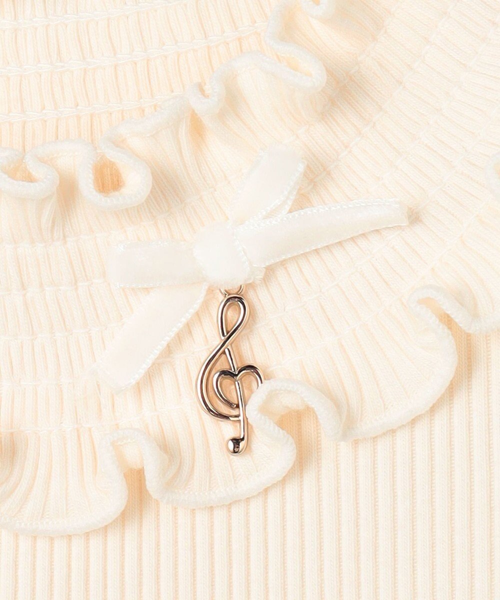 ANY KIDS 音符チャーム付き カットソー 