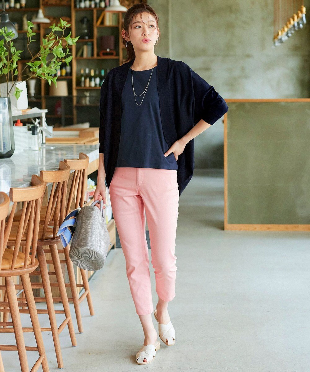 Tiaclasse L 【洗える】体型カバーも叶うドルマンニットカーディガン 