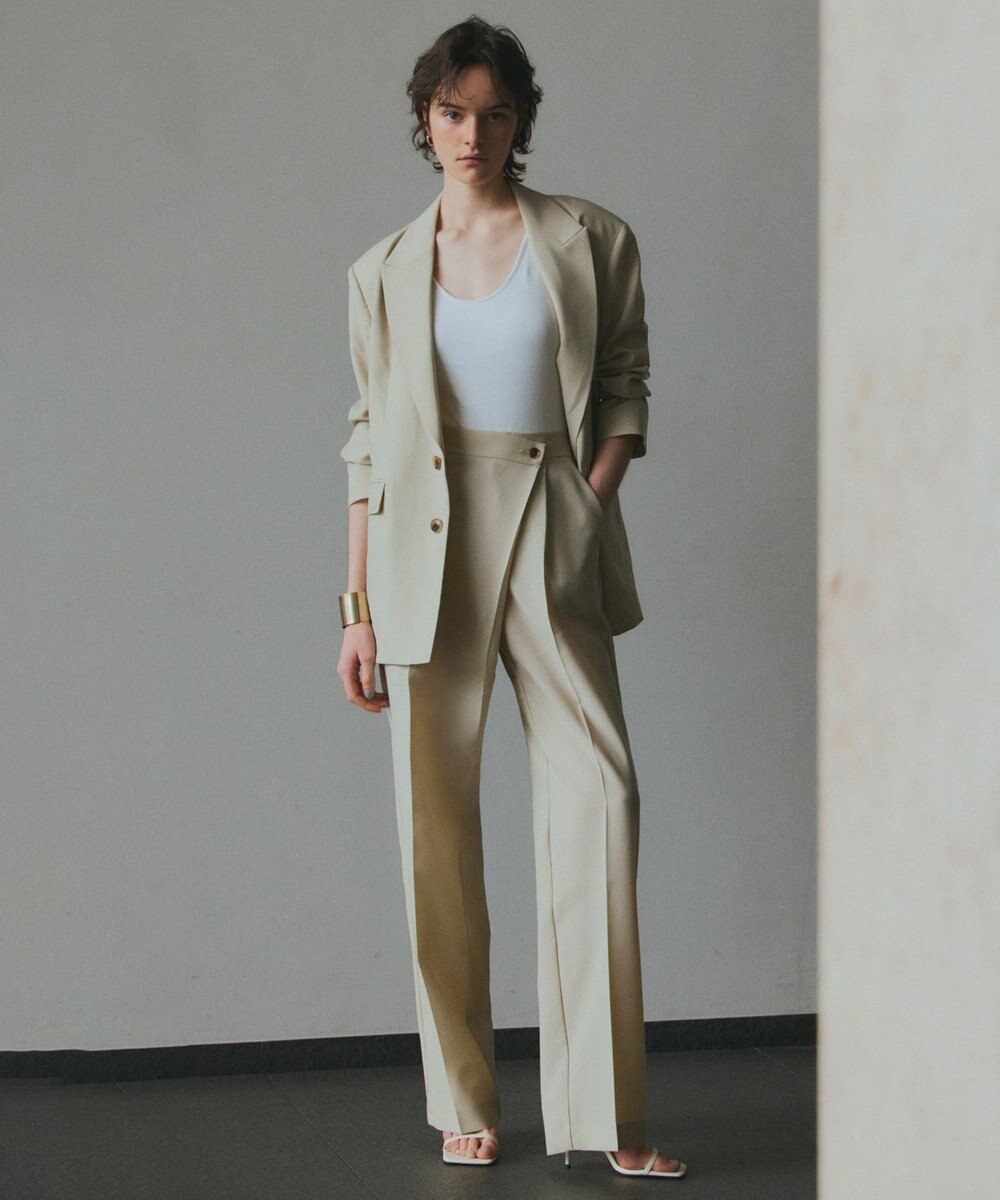 NAVE 【Nave・セットアップ可】ウールポリエステルツイルジャケット 