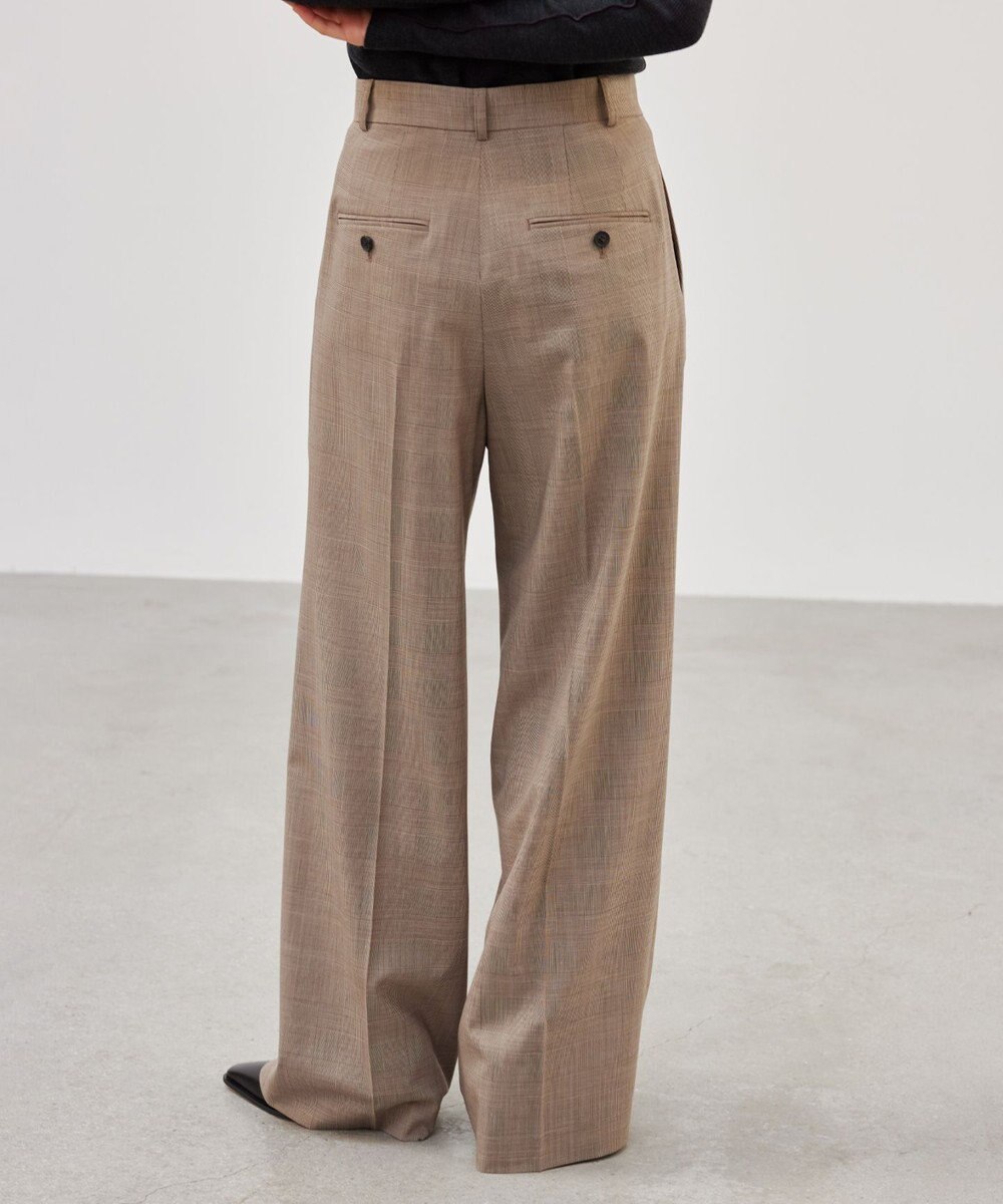 BEIGE， 【洗える】MER / グレンチェックパンツ 