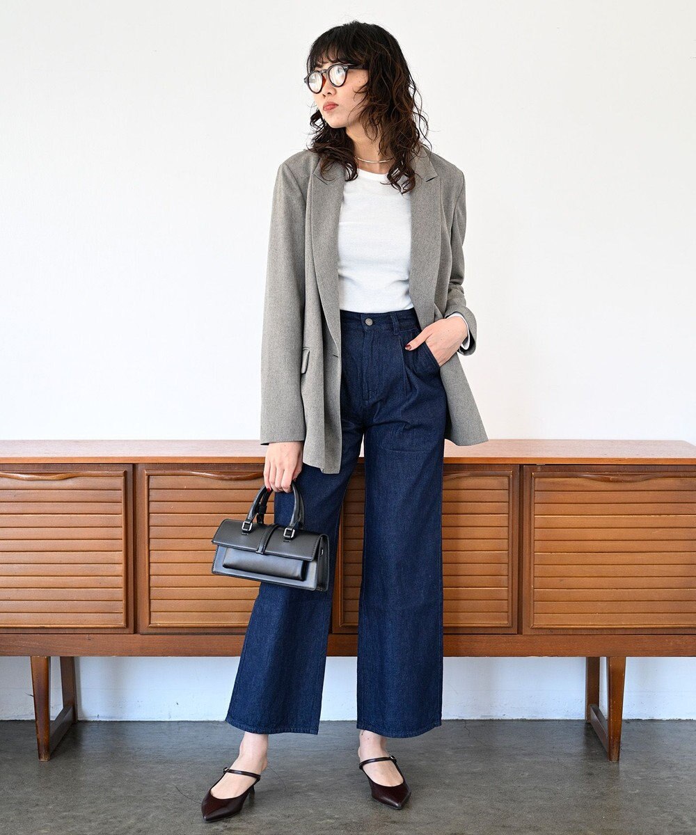 woadblue ＜坪田あさみさんコラボ＞EMMA エマ デニムパンツ 