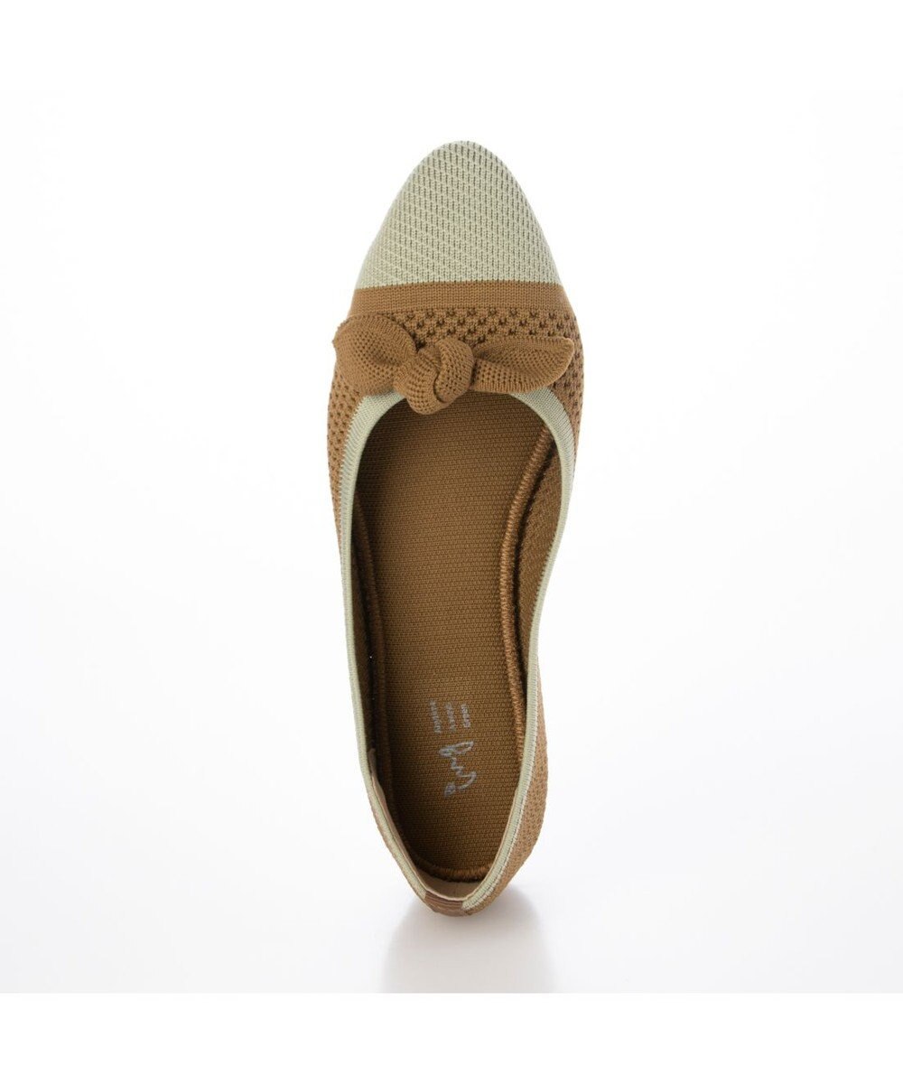 ing <ing>【サステナブル】２WAYポインテッドトゥニットパンプス 