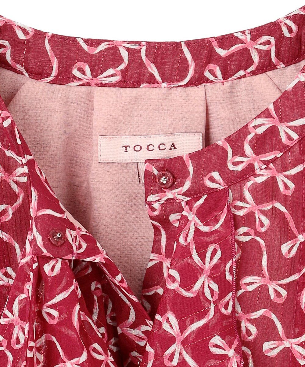 TOCCA 【美人百花掲載】【消臭】RIBBON AND RIBBON ブラウス 