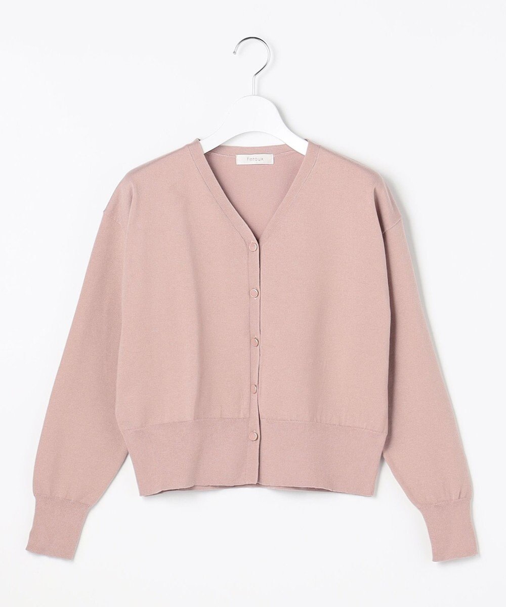 Feroux 【先行予約】美シルエット ニット カーディガン 