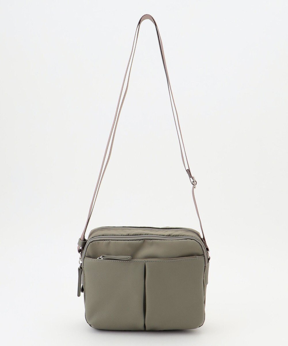 Y'SACCS ナイロン×牛革コンビシリーズ　横型ショルダーバッグ　SSサイズ 