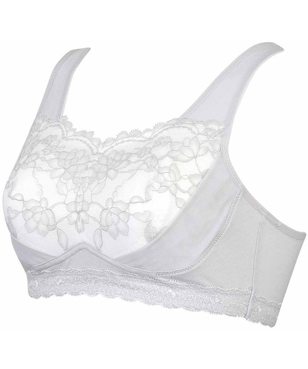 WACOAL 【ナイトアップブラ】 動画クリエイター nanakoななこさんコラボカラー登場 ナイトブラ 綿混(本体) 就寝時用 3Lまで対応 大きいサイズ ノンワイヤー レディース BRA166 /ワコール 