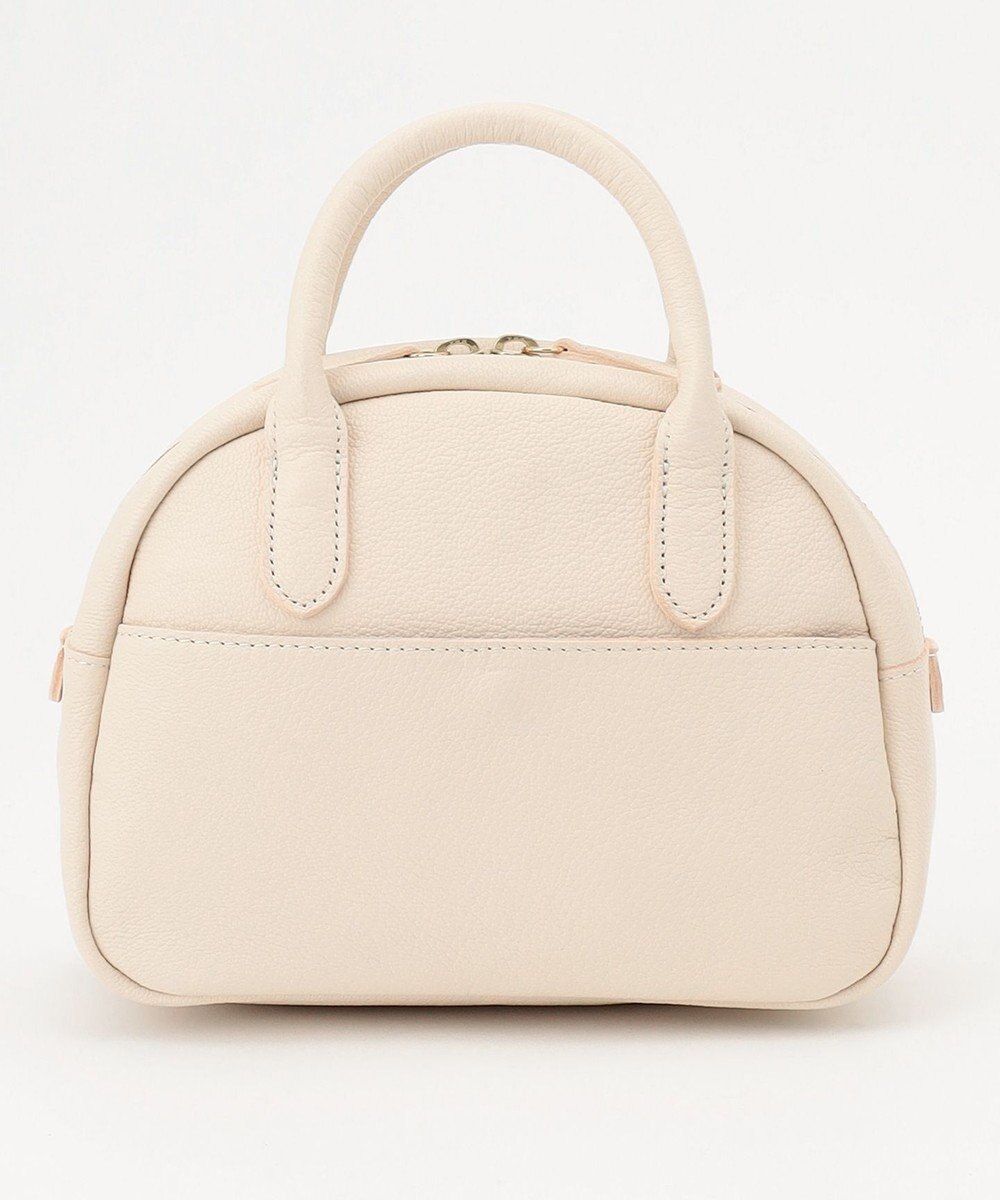 UNBILLION perche 牛革ハラコタイプ×ゴートハーフムーン2wayボストン 