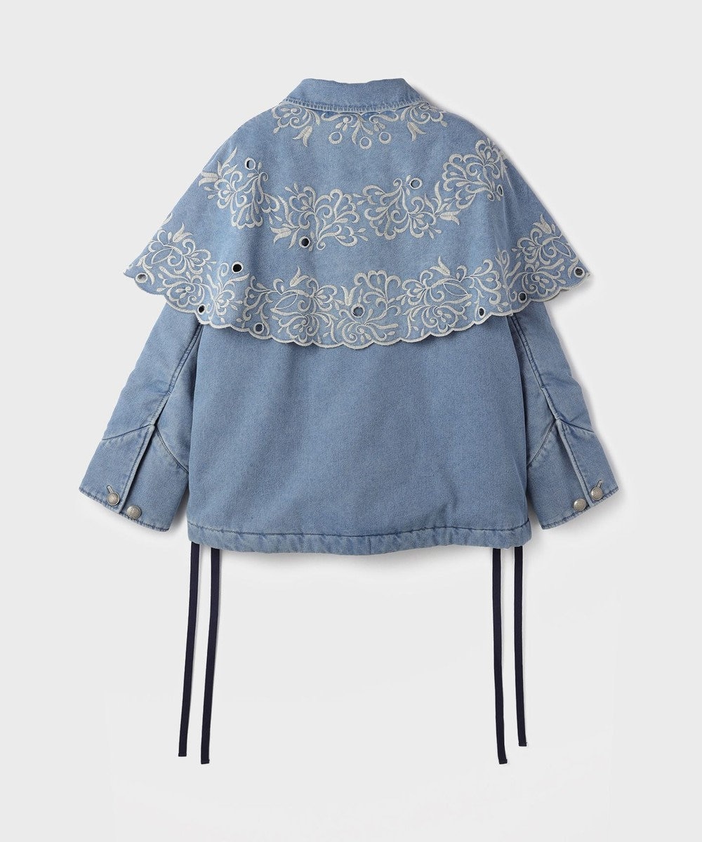 GRACE CONTINENTAL ケープ付カバーオールジャケット 