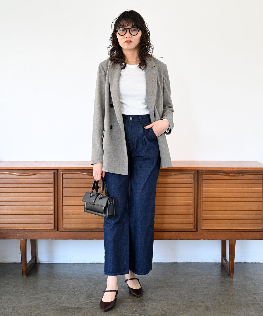 woadblue ＜坪田あさみさんコラボ＞EMMA エマ デニムパンツ 