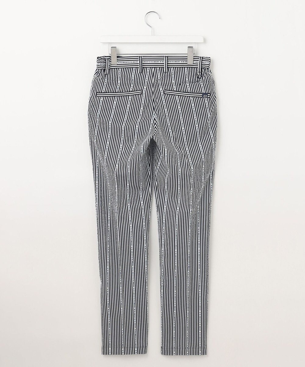 23区GOLF 【MEN】【撥水】ロゴストライプパンツ 