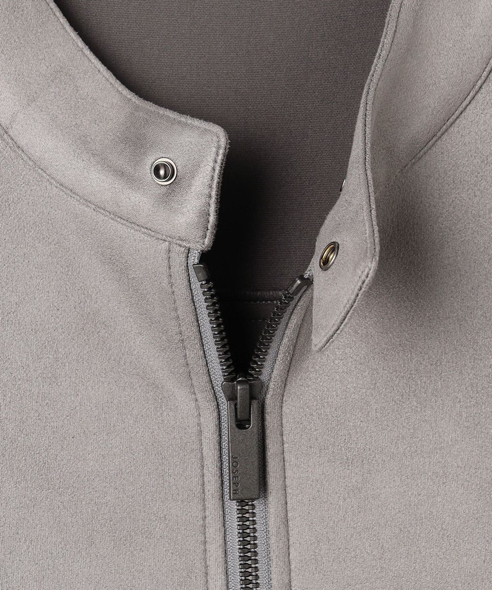 JOSEPH HOMME 【ストレッチ】レザーライクジャージーニットブロック　ZIP UPブルゾン 