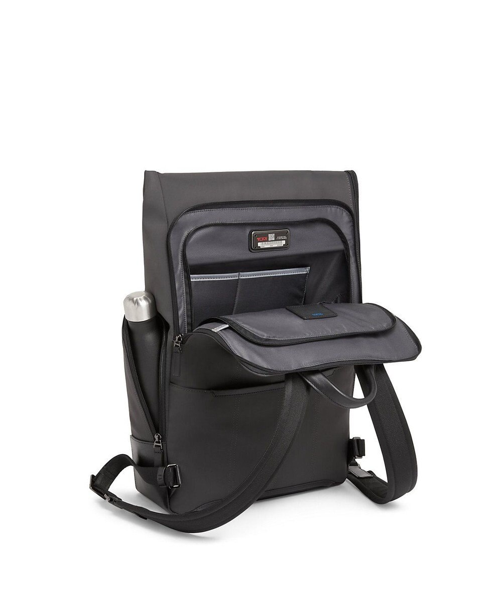 TUMI メンズ  TUMI HARRISON 「オズボーン」ロール・トップ・バックパック 