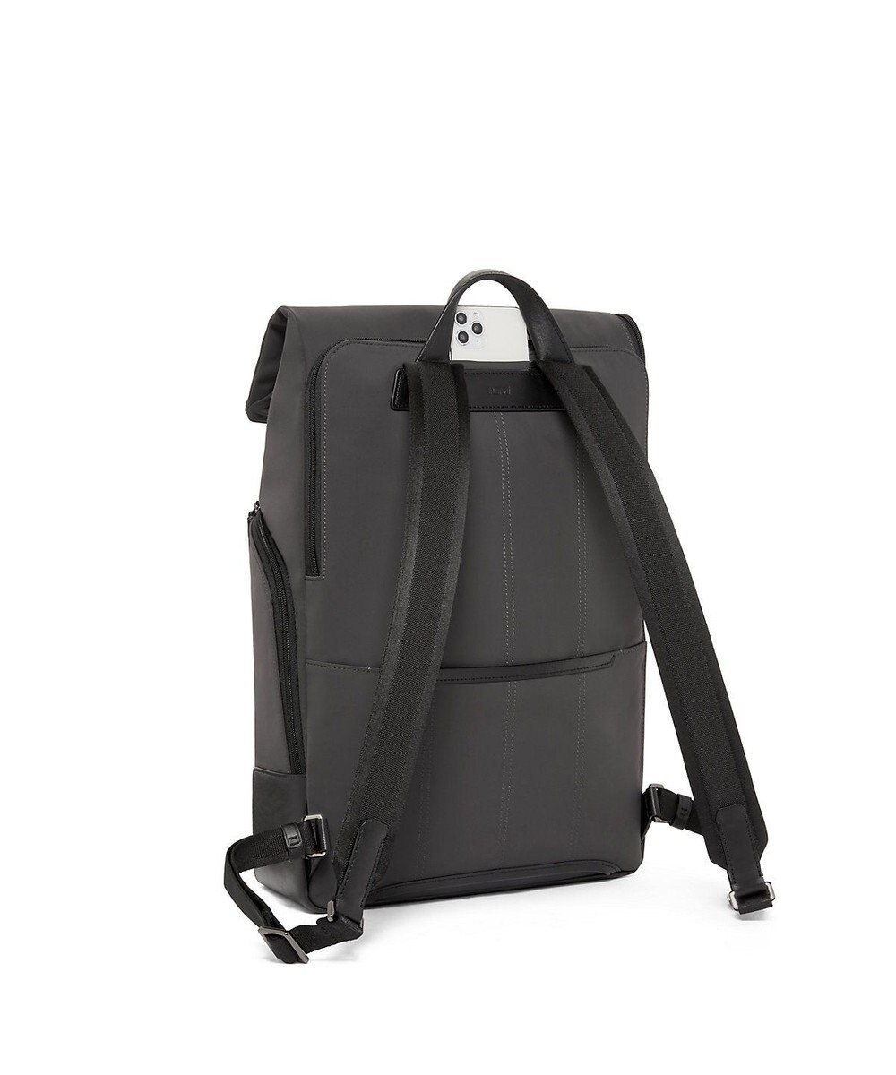 TUMI メンズ  TUMI HARRISON 「オズボーン」ロール・トップ・バックパック 