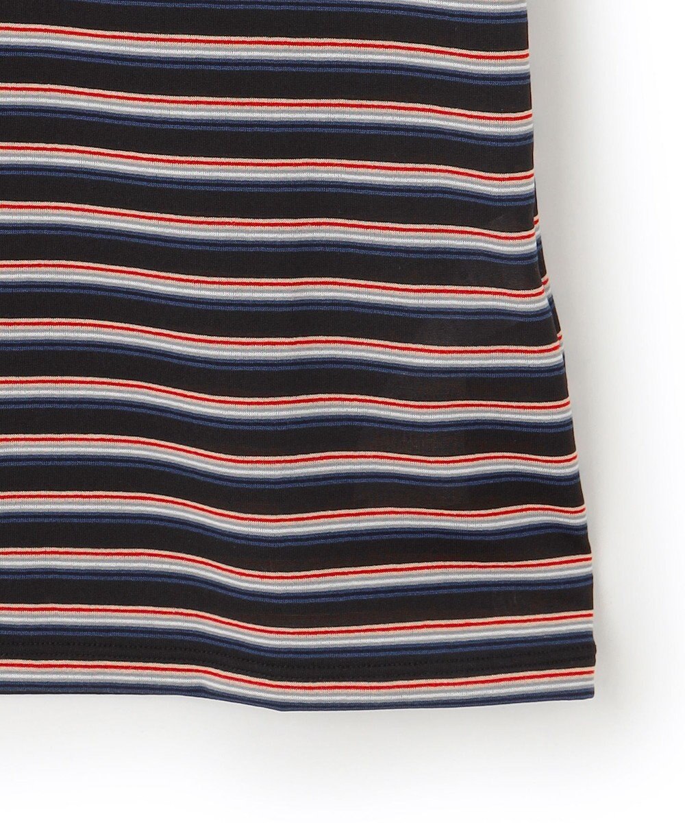 ICB L 【洗える】 シアーマルチボーダー カットソー 