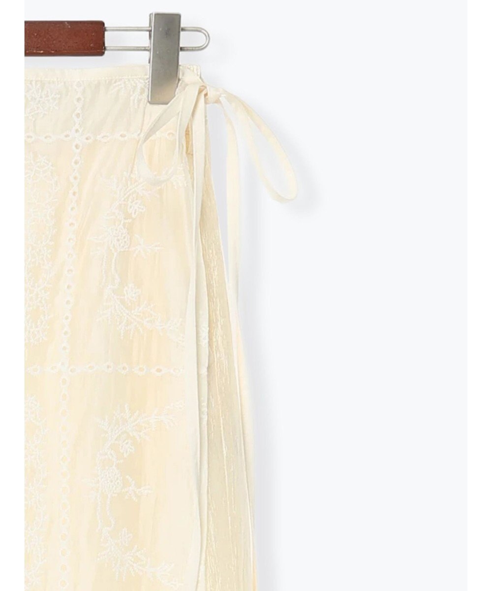 Te chichi チーフ刺繍ラップスカート付きパンツ 