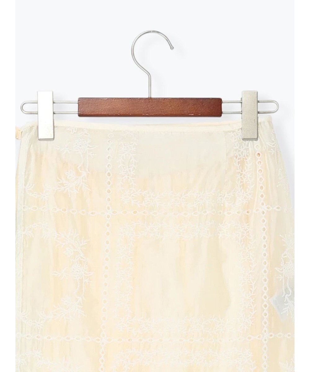 Te chichi チーフ刺繍ラップスカート付きパンツ 