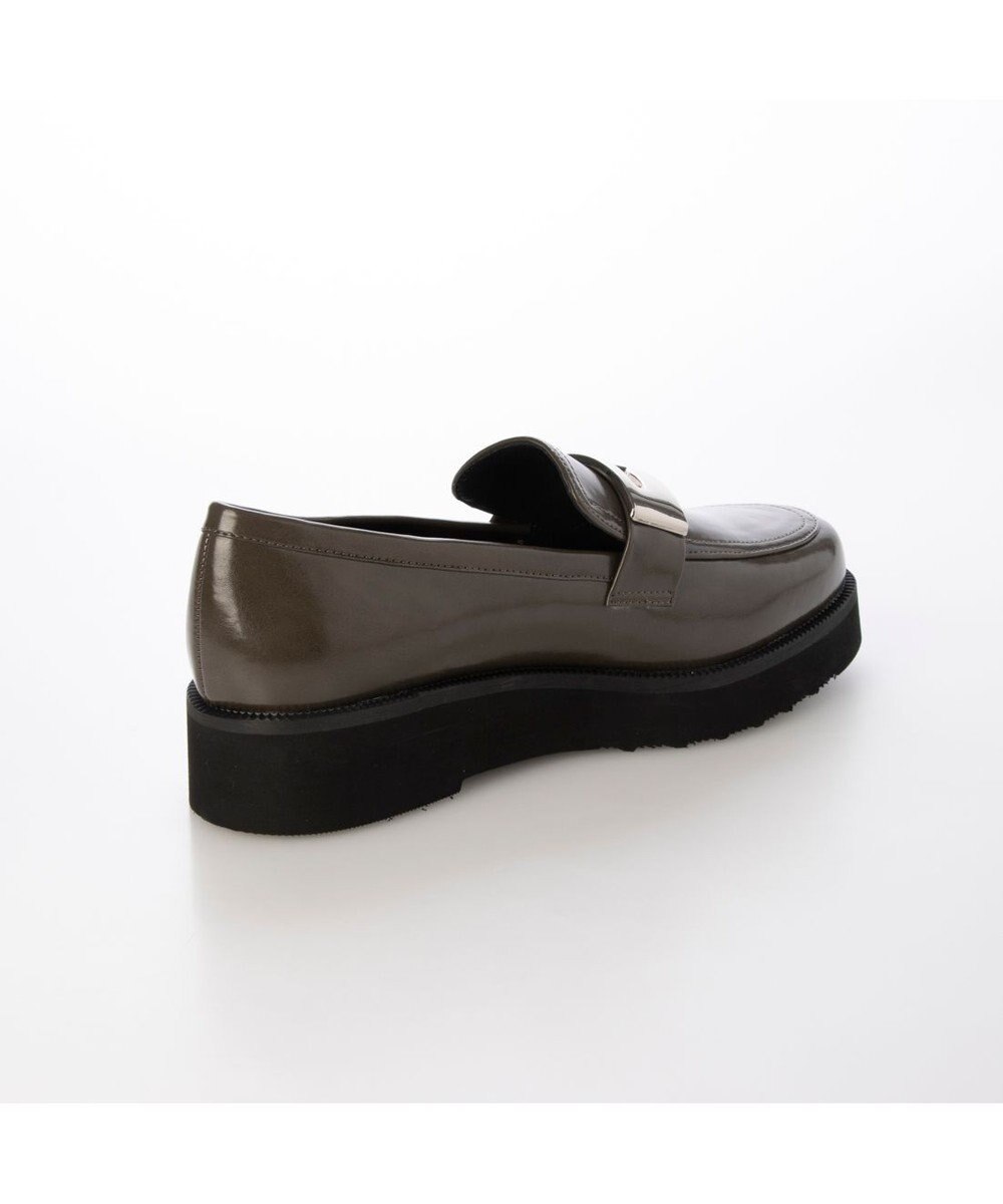 MODE ET JACOMO <carino>【レイン対応】厚底メタルモチーフローファー 