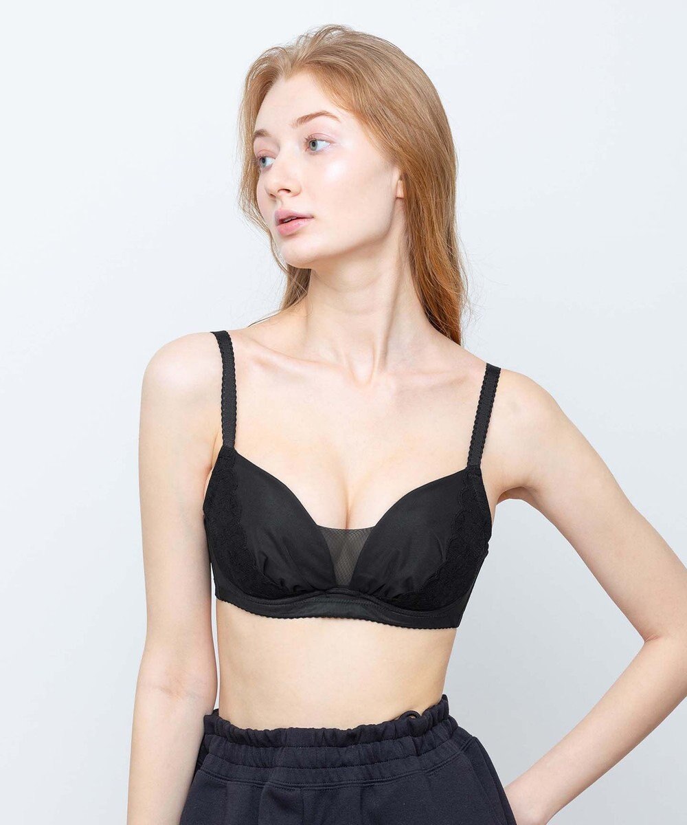 AMPHI ブラジャー バストをコンパクトに見せる ラクなつけごこち A～Gカップまで対応 大きいサイズ 【小さく見せるブラ】 ブラ BOG305 アンフィ／ワコール 