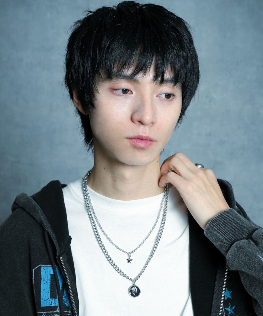 WEGO Mモチーフレイヤードネックレス 