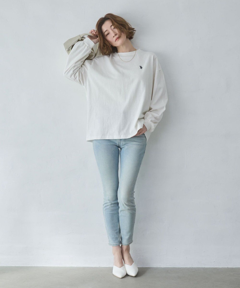 WEGO 【大好評により再入荷！】USPOLOだぼそでカラーロンT 