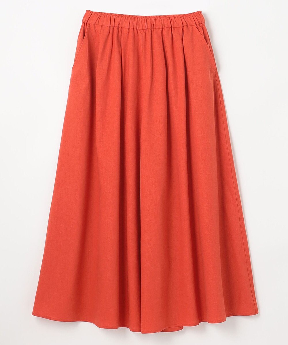 ANY 【ウエストゴム/接触冷感/UVケア】清涼リネンスカーチョ 