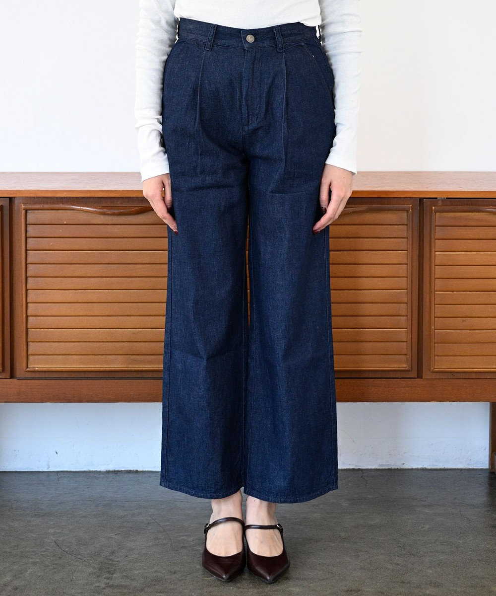 woadblue ＜坪田あさみさんコラボ＞EMMA エマ デニムパンツ 