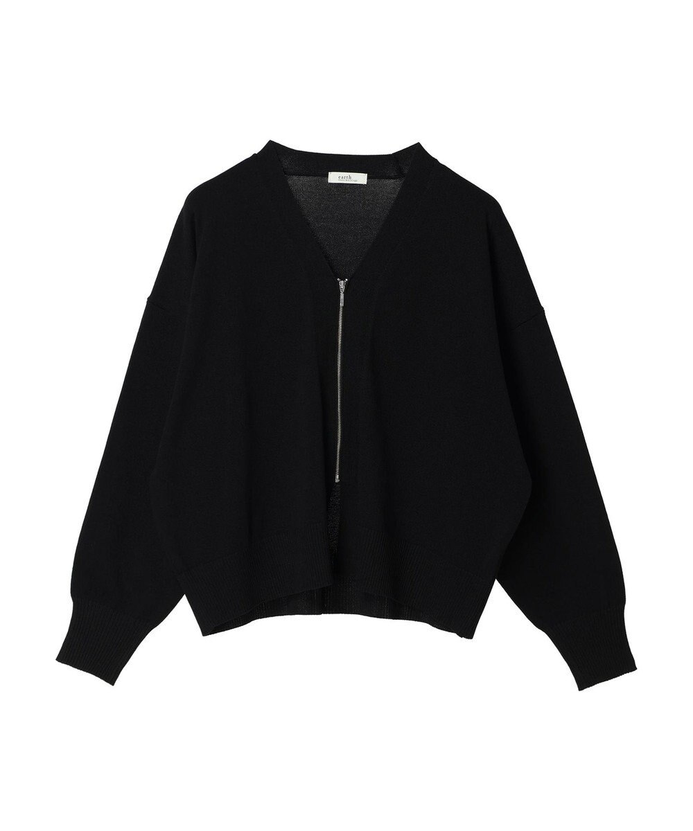 earth music&ecology ＶネックＺＩＰカーディガン 