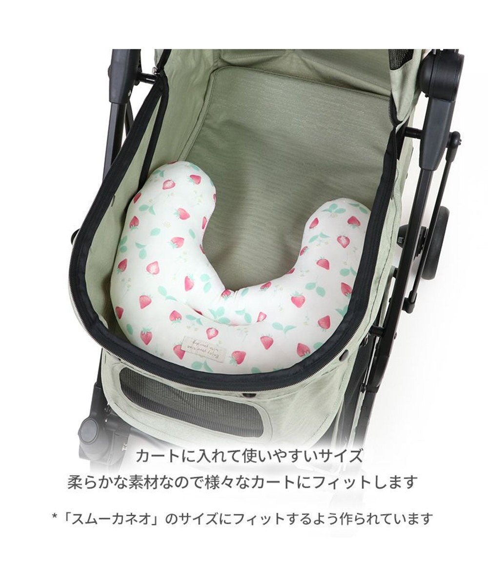 PET PARADISE ペットパラダイス クール ピロー 《いちご＆お花柄》 