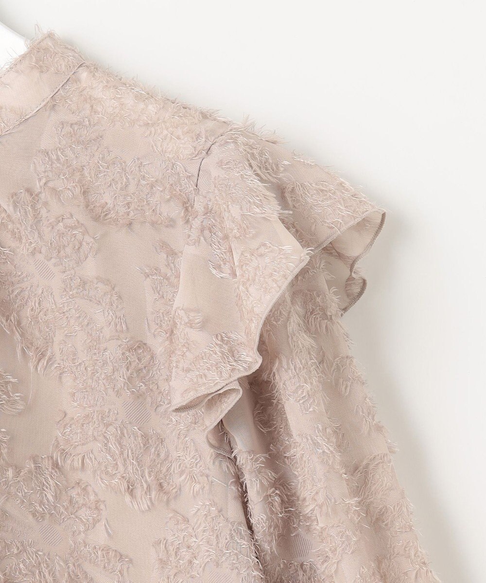 Feroux 【洗える】ジャガードブラウス 