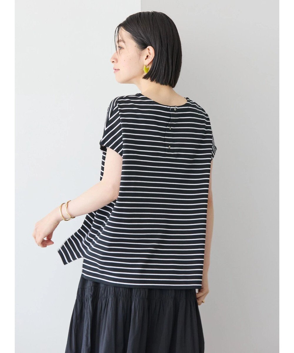 AMERICAN HOLIC バックボタンフレンチスリーブプルオーバー 