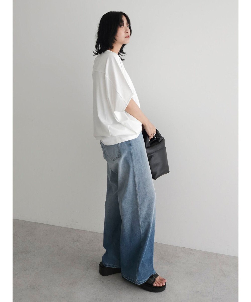 Green Parks 冷っとすずやか　バックバルーンフレンチプルオーバー 