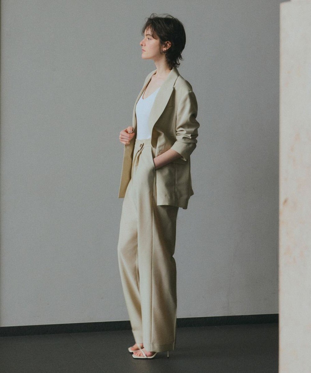 NAVE 【Nave・セットアップ可】ウールポリエステルツイルジャケット 