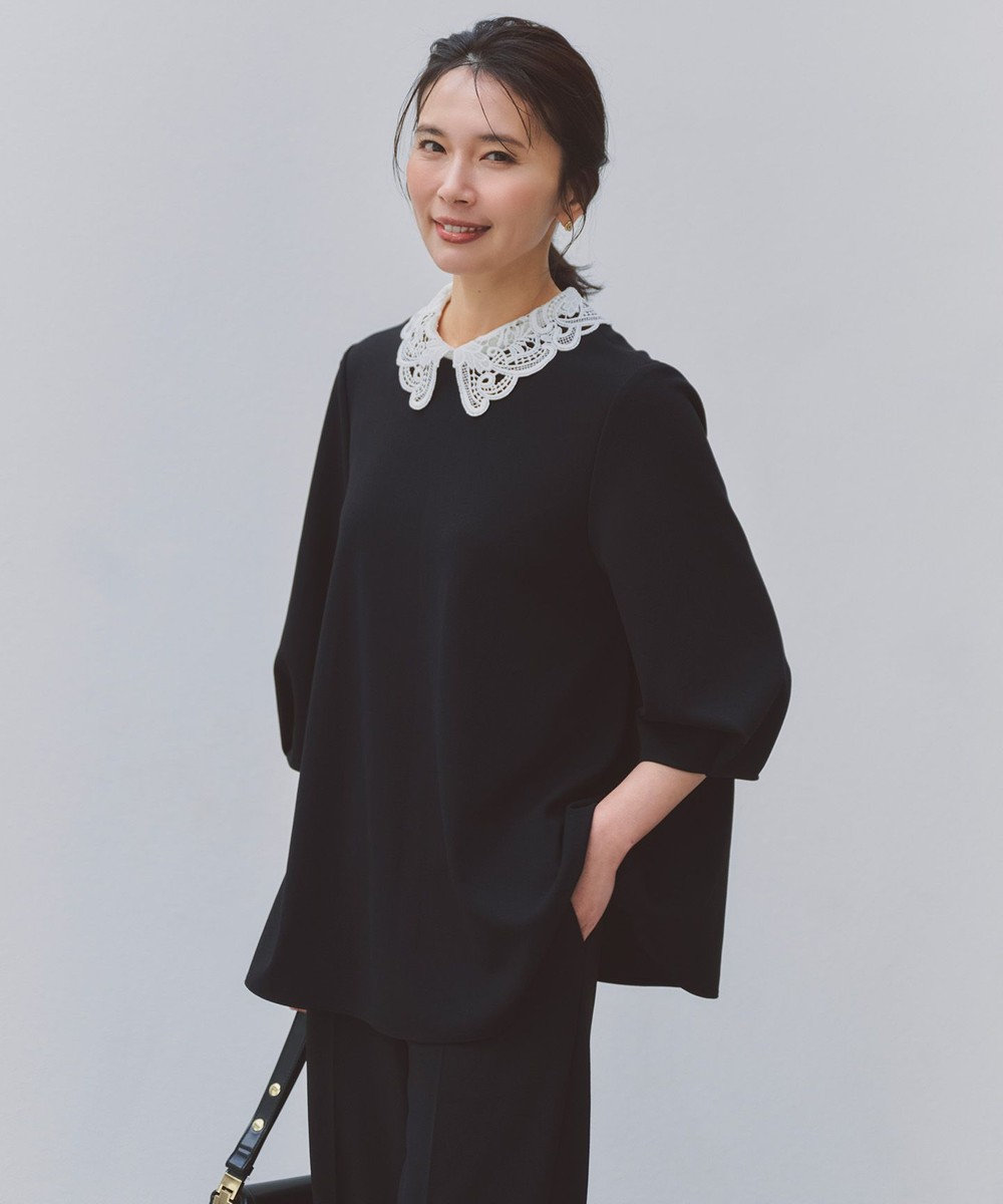 UNFILO L 【2WAY】BEAUTY MOVE レース襟ブラウス 