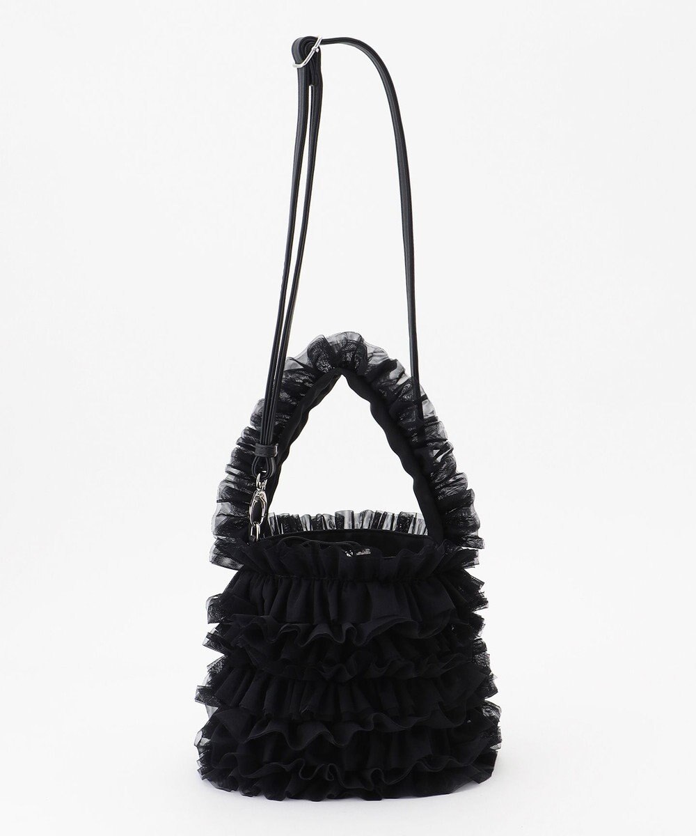 LA BAGAGERIE 【MONICA】チュールフリル2WAYバッグ 