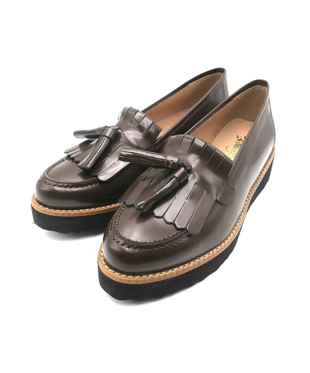 BONTRE 【BONTRE/ボントレ】厚底キルトタッセルローファー 